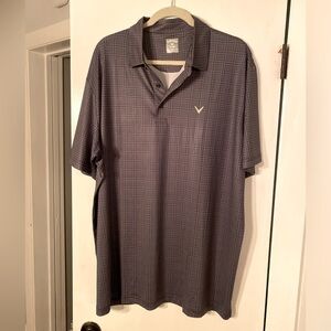 Callaway Opti-Dri Men’s Golf Polo Shirt Size X-Large Gray Short Sleeve